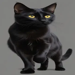 black cat png