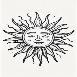 sun doodle