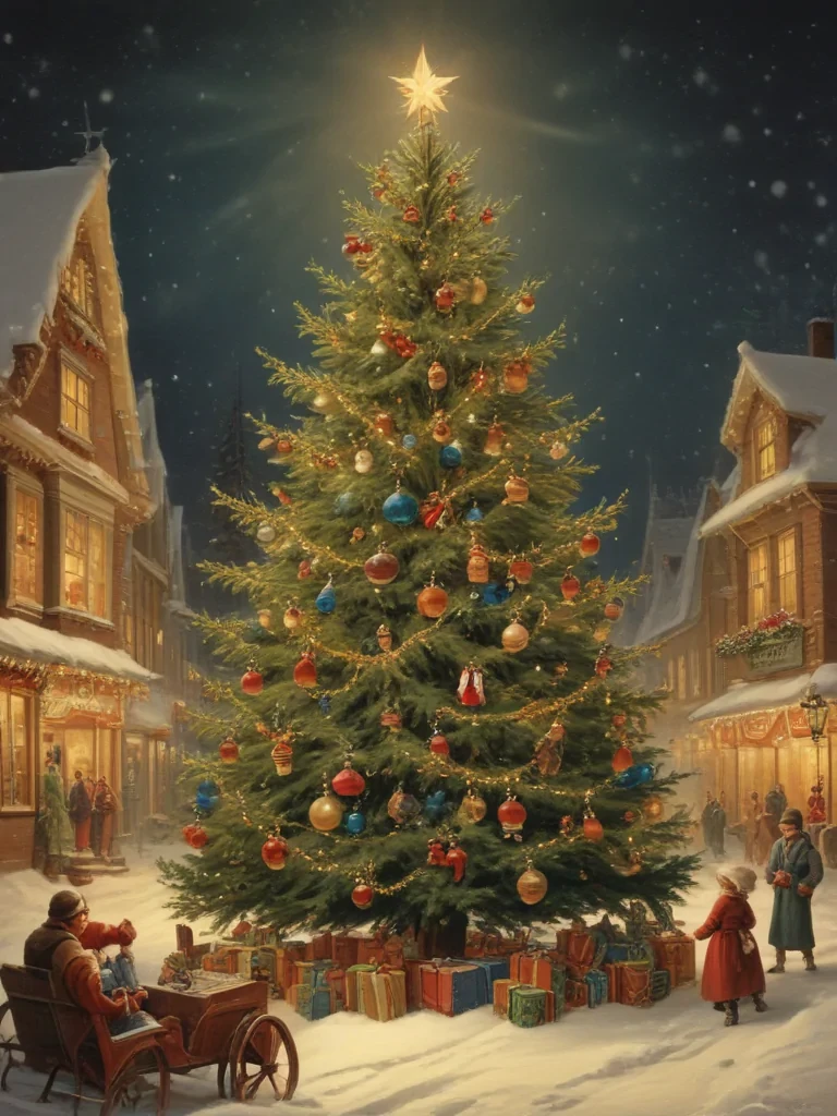 vintage christmas images to print