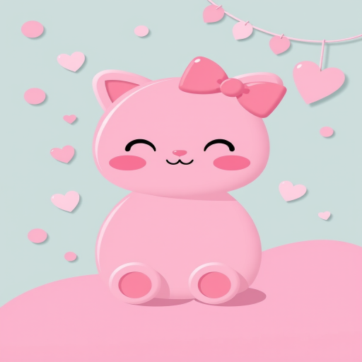 cute pink design