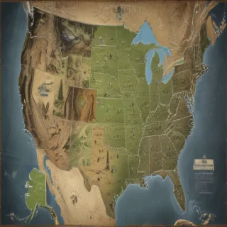united states map