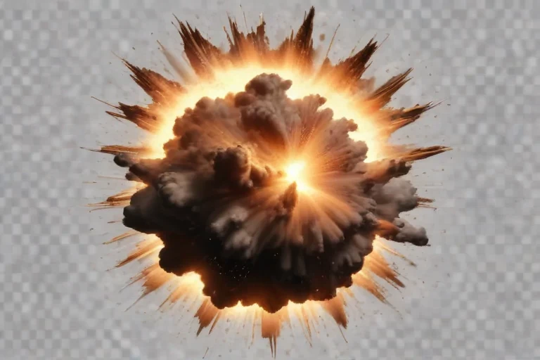 explosion transparent background