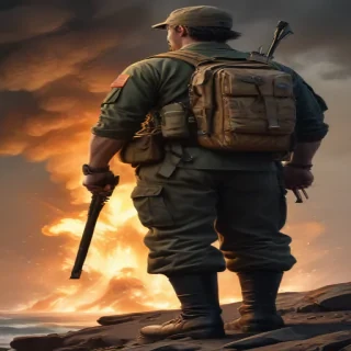 military drawing