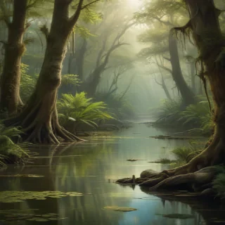 swamp background