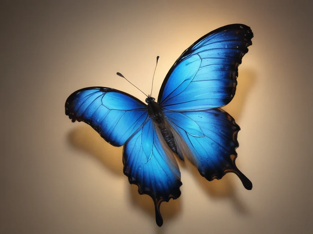 blue morpho butterfly