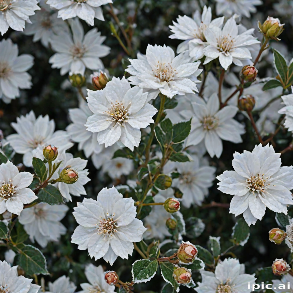 winter flower wallpaper background