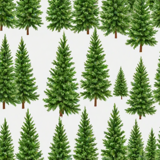 christmas trees transparent background