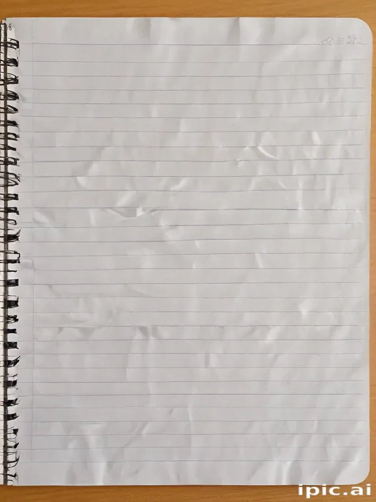 notebook paper image