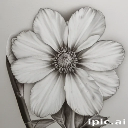 flower drawings pencil