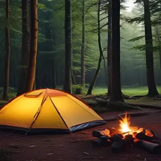 camping background pic