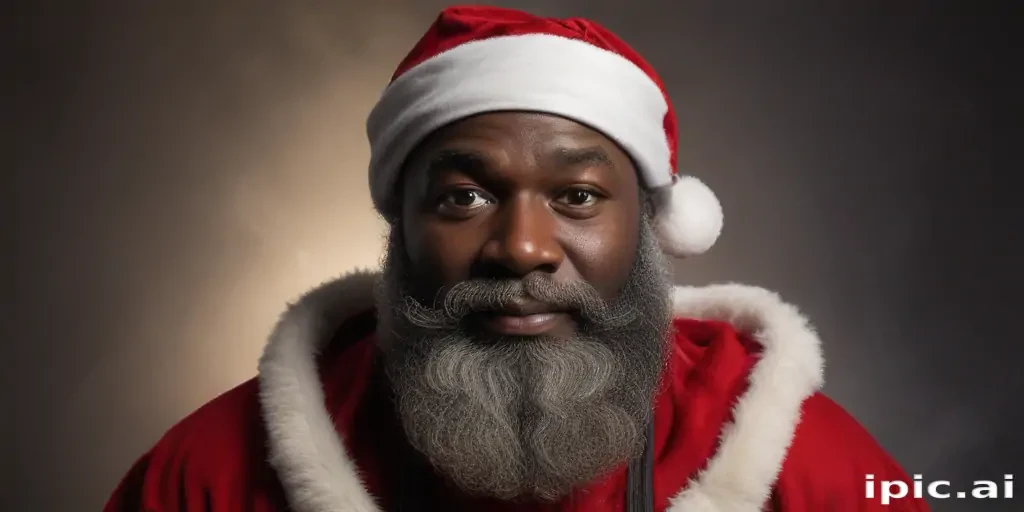 black santa png