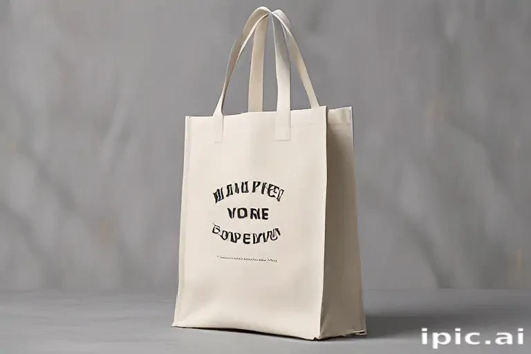 canvas bag mockup