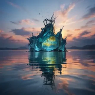 water reflection png