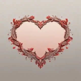 heart border png aesthetic