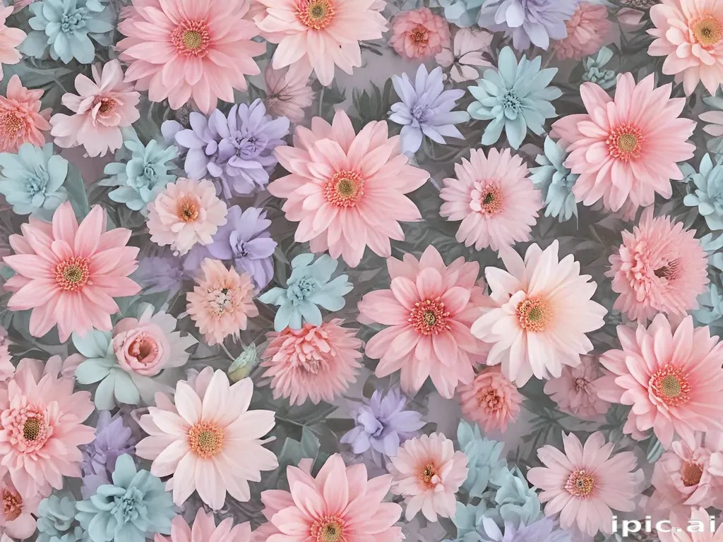 pastel aesthetic flower wallpaper