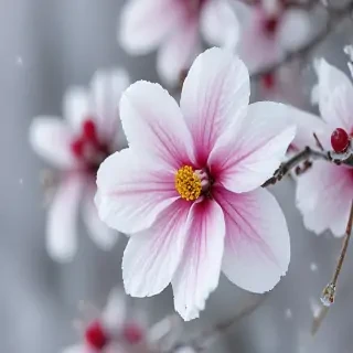 winter flower wallpaper background