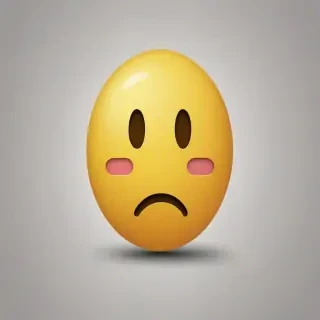 sad face emoji png