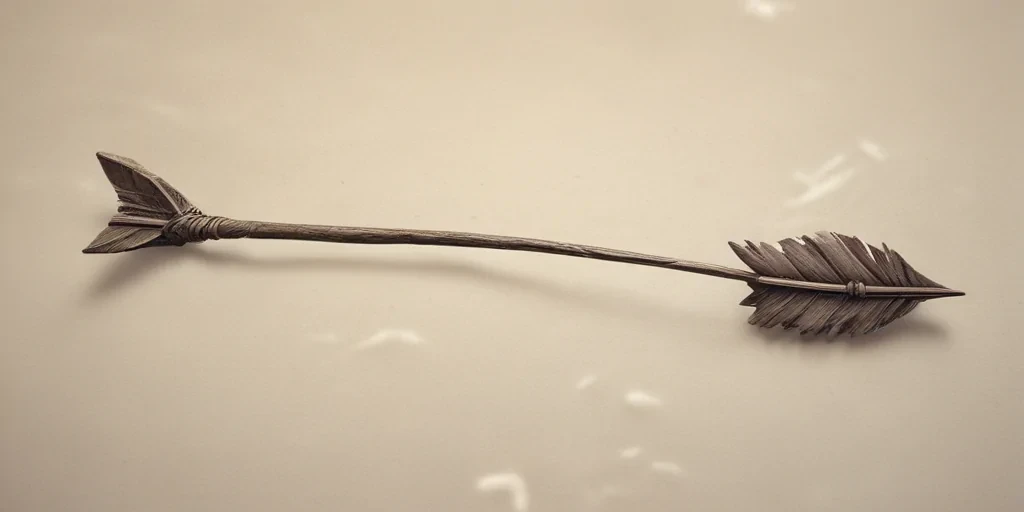 drawn arrow