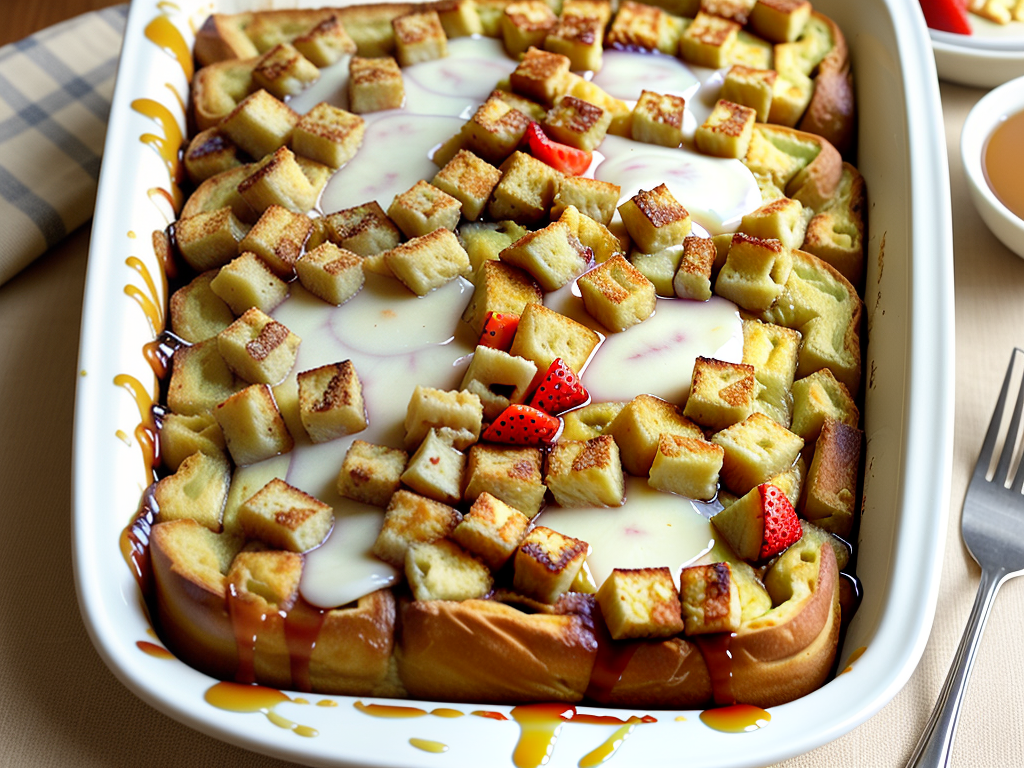 hawaiian roll french toast casserole
