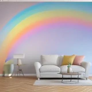 pastel rainbow