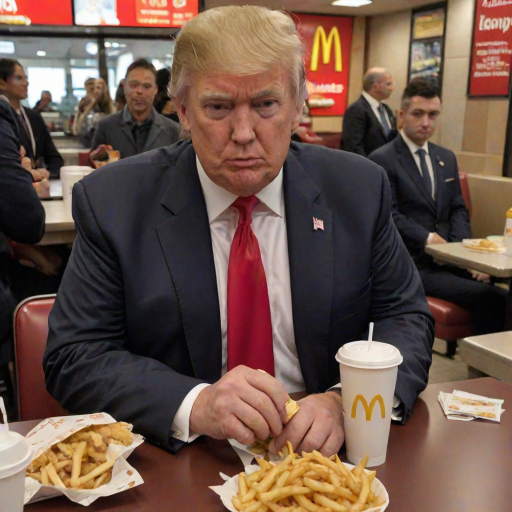 donald trump at mcdonalds
