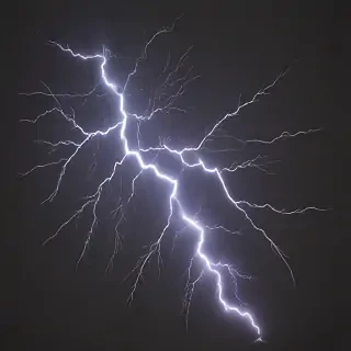 lightning transparent