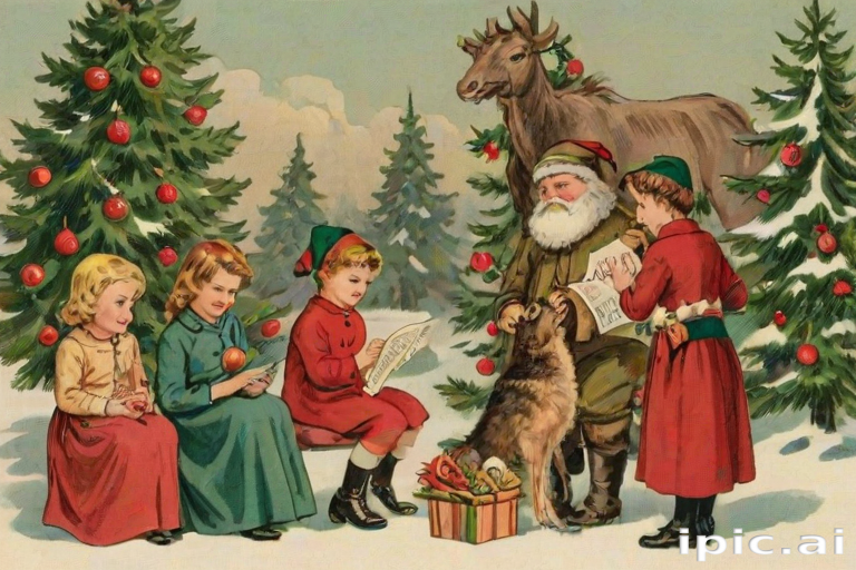 free printable vintage christmas pictures