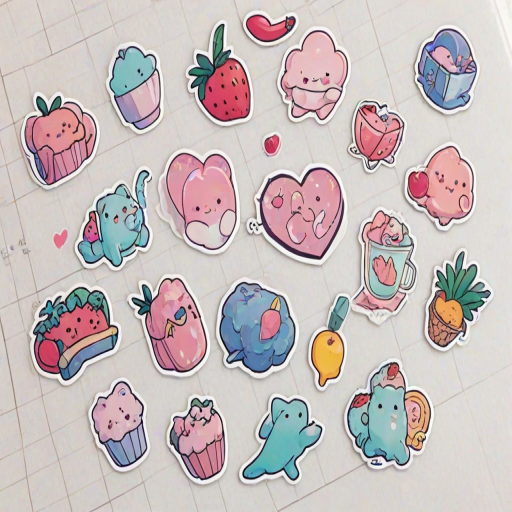 transparent aesthetic stickers