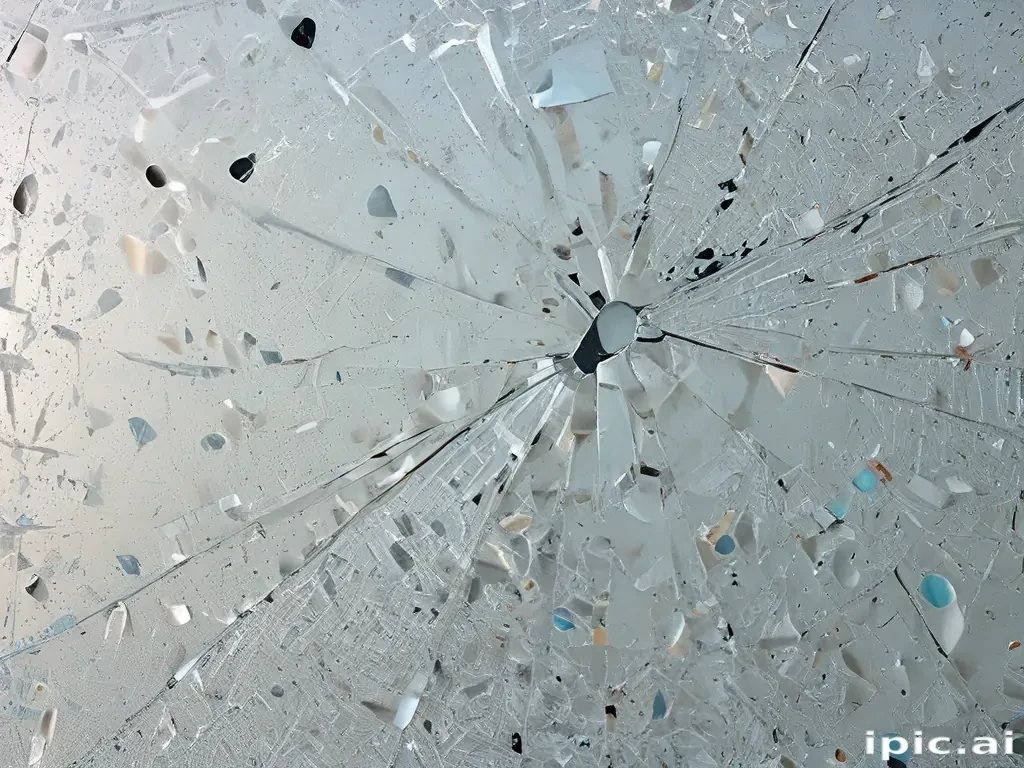 broken glass texture