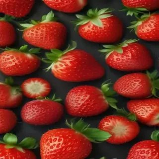 cute strawberry background