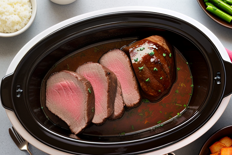 slow cooker sirloin tip roast recipe