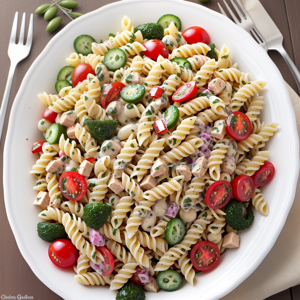 pasta salad with olive garden dressing