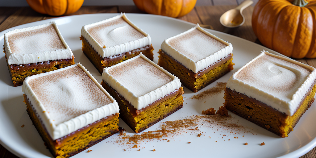 pumpkin bars using cake mix