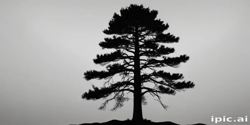 pine tree silhouette png