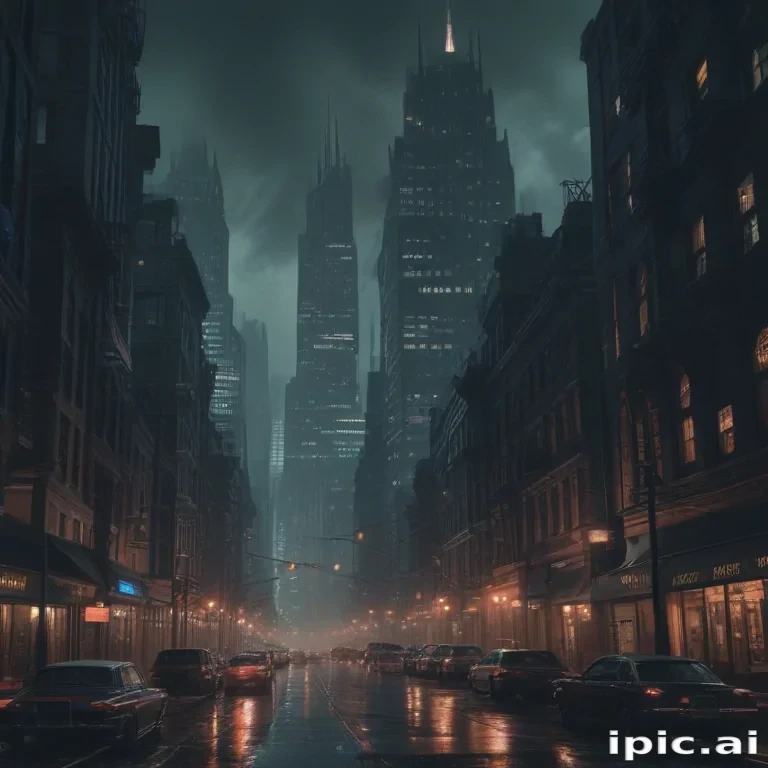 dark city aesthetic