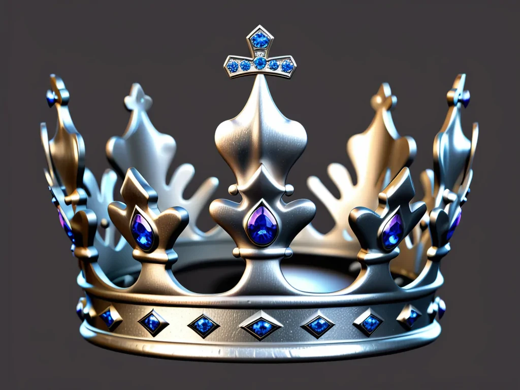 silver crown png
