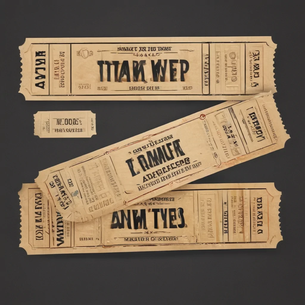 ticket clipart