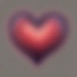 glow heart png