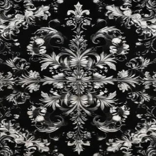 black with white pattern
