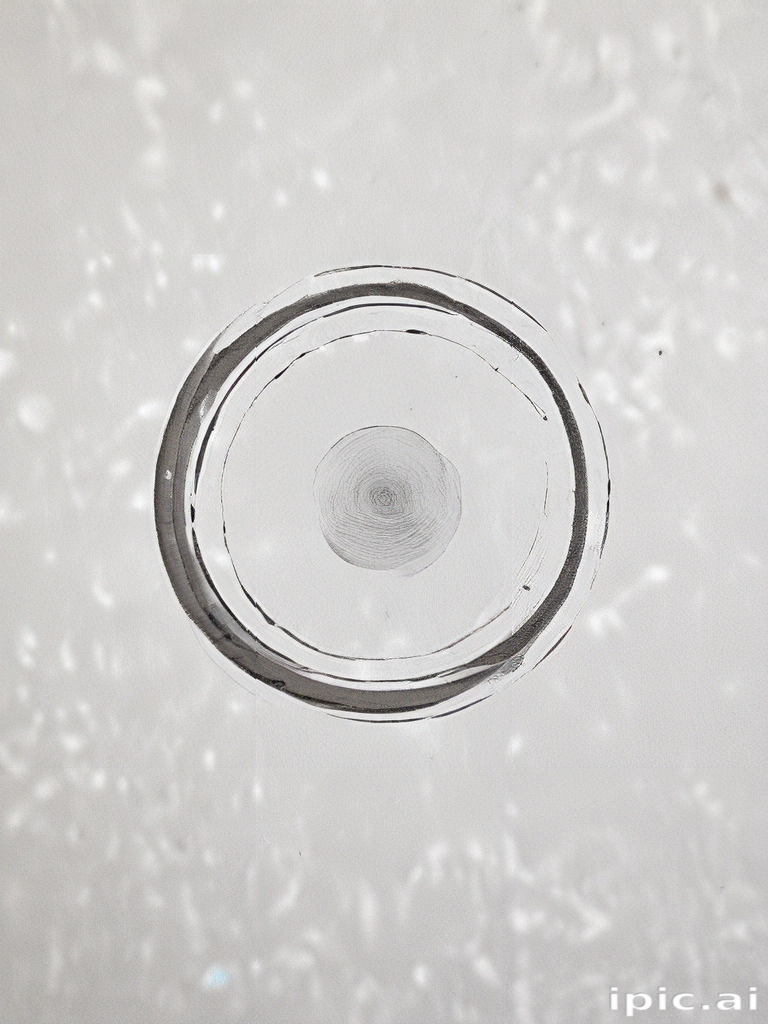 A Close-Up View of a Circular Pattern with Textured Background
