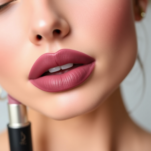 Velvet-matte mauve lips exude understated elegance in the "Whisper Soft" style, showcasing a muted pink-purple hue with a smooth, powdery finish that creates a soft-focus effect, perfect for achieving a sophisticated and polished look that's suitable for both professional settings and romantic occasions