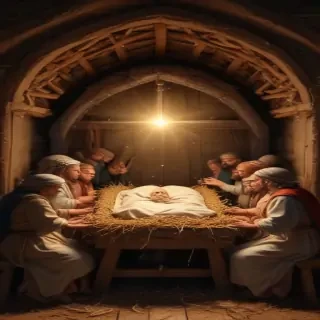 manger scene images free