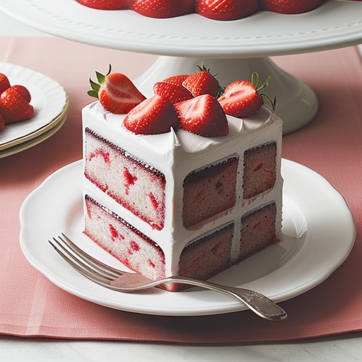 cake with strawberry filling recipe