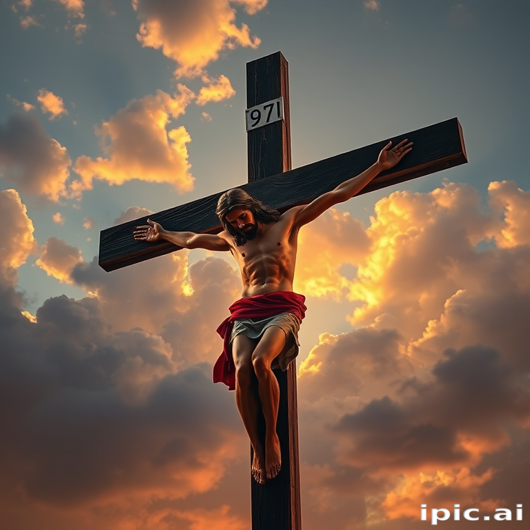 pics of jesus on the cross
