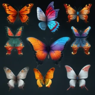 butterflies png transparent