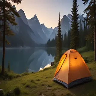 camping background