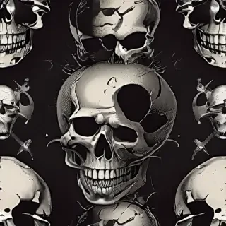 skull wallpaper iphone