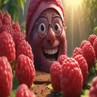 raspberry cartoon