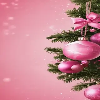 cute pink christmas wallpaper
