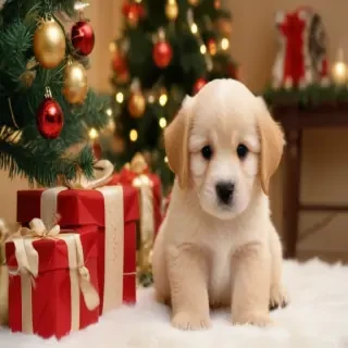 christmas puppy backgrounds
